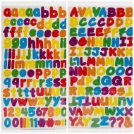 Italian Options Multicoloured Alphabet and Number Stickers 13mm 
