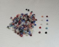 200 x 3mm Flat back Half Round Pearls in Various Colours
