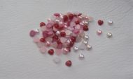 100 x 6mm Pearl Hearts in 4 Colours